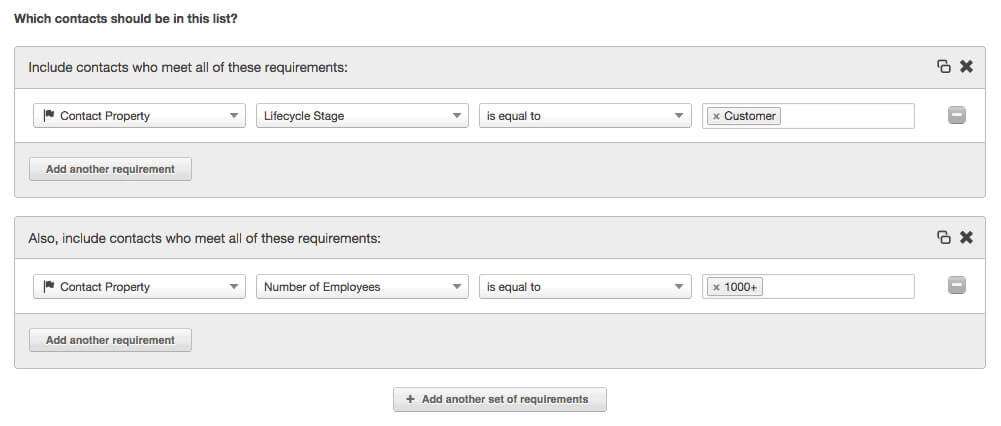 Or Statement Lists